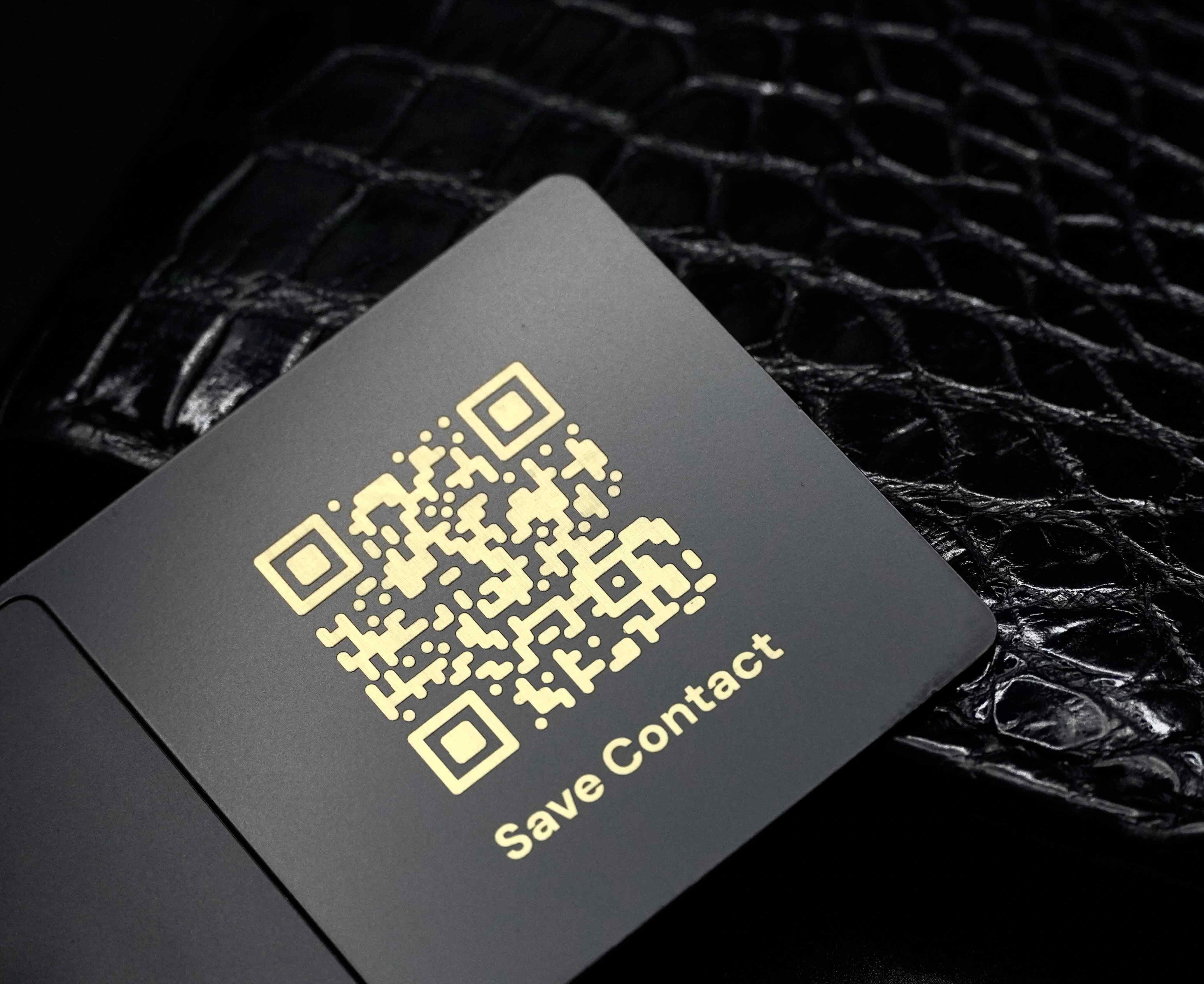 Gold QR Save Contact