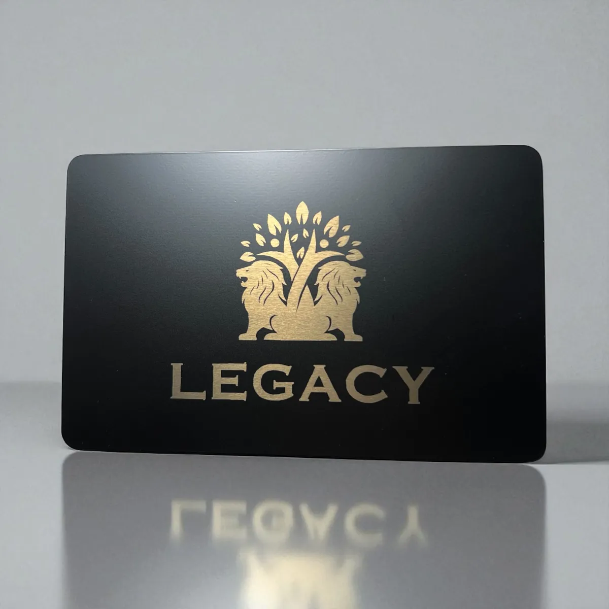 Detailed logo engraving